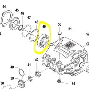 0438.0069.00 Ball Bear, Crankshaft