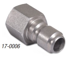QC 3/8F PLUG 17-0006