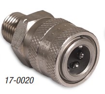 17-0020, QC 1/4MP X 1/4 SOCKET S.S. [Mi-T-M]