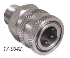 QC 3/8MNPT SS 17-0042