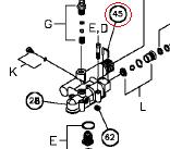 14324ZL8000 Honda GC Cam Shaft Pulley Pin