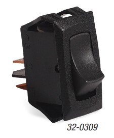 ROCKER SWITCH SPST10A NONLIGHT 32-0309