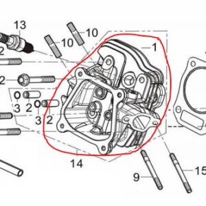 45-0472, CYLINDER HEAD SUBASSY [Mi-T-M]
