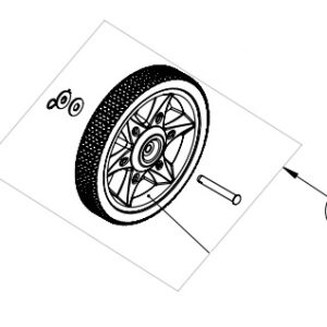 SIMPSON Wheel Kit , Stub Axle