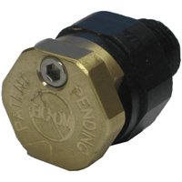Boomless Nozzle- Brass Cap & PolyPro Body- Standard Pattern- Left Spray- Size 0.116