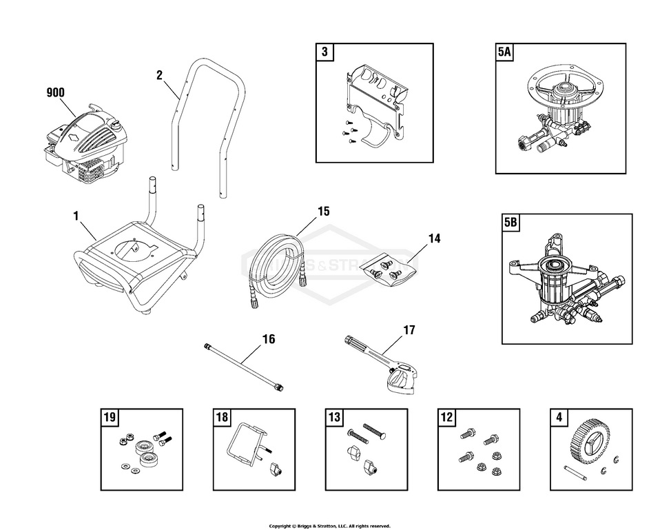 TROY-BILT, 020292-4 Pressure Washer Parts