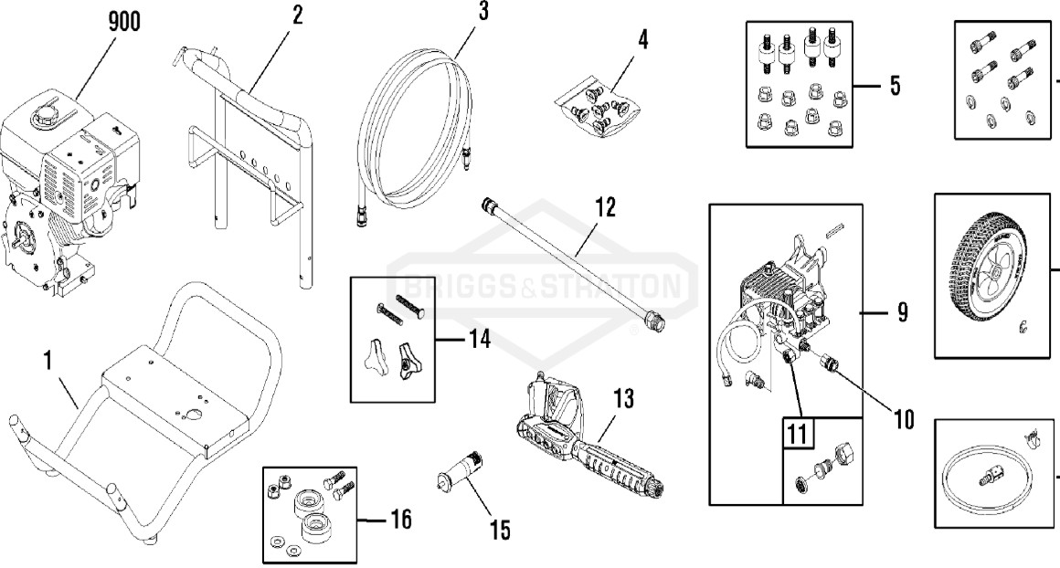 John Deere 3800 psi power washer replacement parts & manual 020297-2