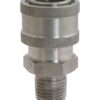 S.S. 1/4" MPT Coupler