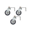3 Caster Wheel Kit & Brackets