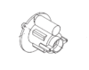 MOTOR BLOWER/FUEL PUMP 240V