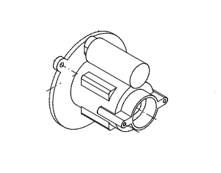 MOTOR BLOWER/FUEL PUMP 240V