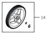 Wheel kit, 208619gs