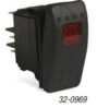SWITCH/ROCKER W/LAMP 12V 32-0969