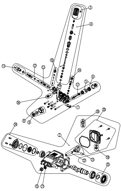 530062 AAA 4400 psi pump repair parts