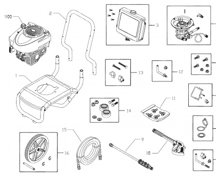 Craftsman Pressure Washer 580752051 Parts