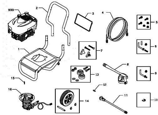 Sears & Craftsman 2300 psi Power Washer model 580752300 replacement parts and upgrade pumps for sears craftsman power washers