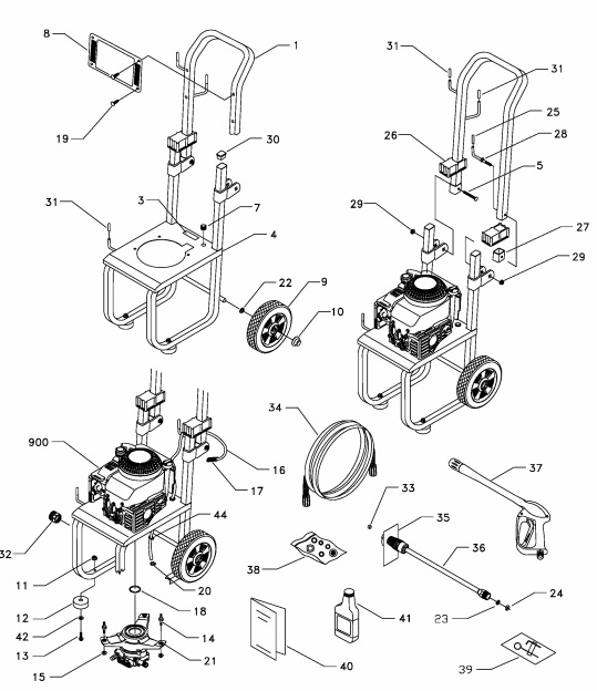 Craftsman Pressure Washer 580761010 Parts