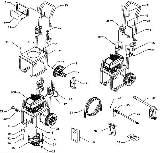 Craftsman 580768010 Pressure Washer Parts