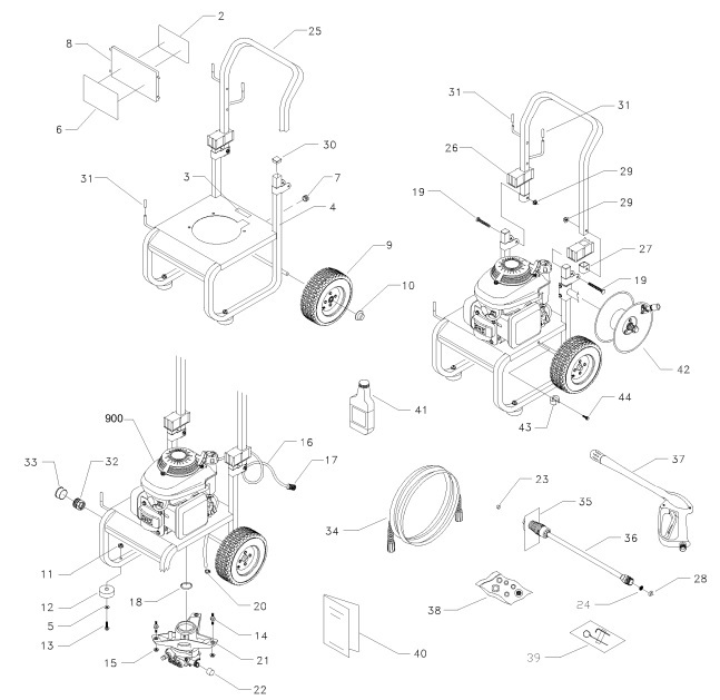Craftsman 580.768321 Replacement parts