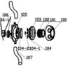 Detergent Dial Assembly