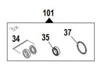 SIMPSON Water Seal Kit, 7114711 - Image 2