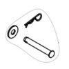 Wheel, Axle Kit 7118917