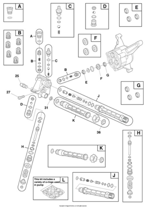 craftsman CMXGWAS020735-02 pump repair parts manual