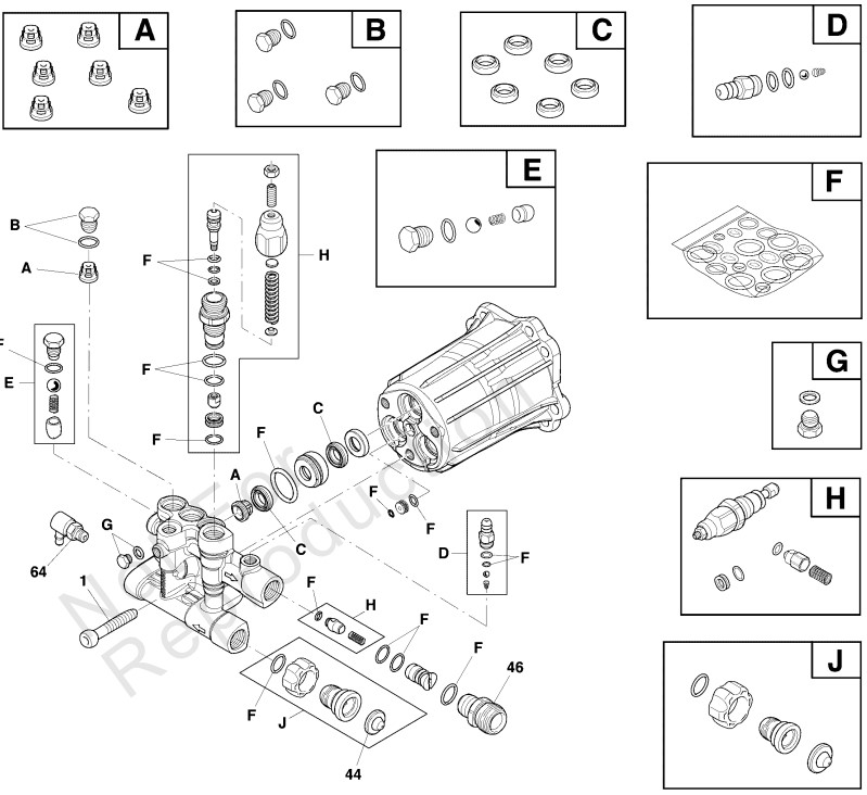 POWERBOSS 020777 power washer pump parts