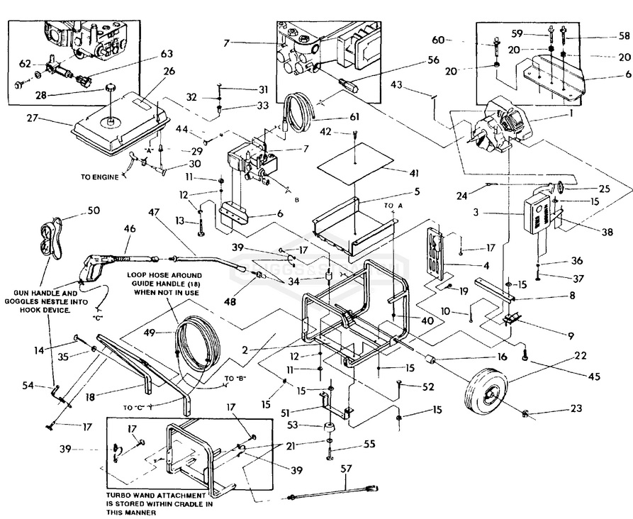 Generac Pressure Washer 9674 Parts