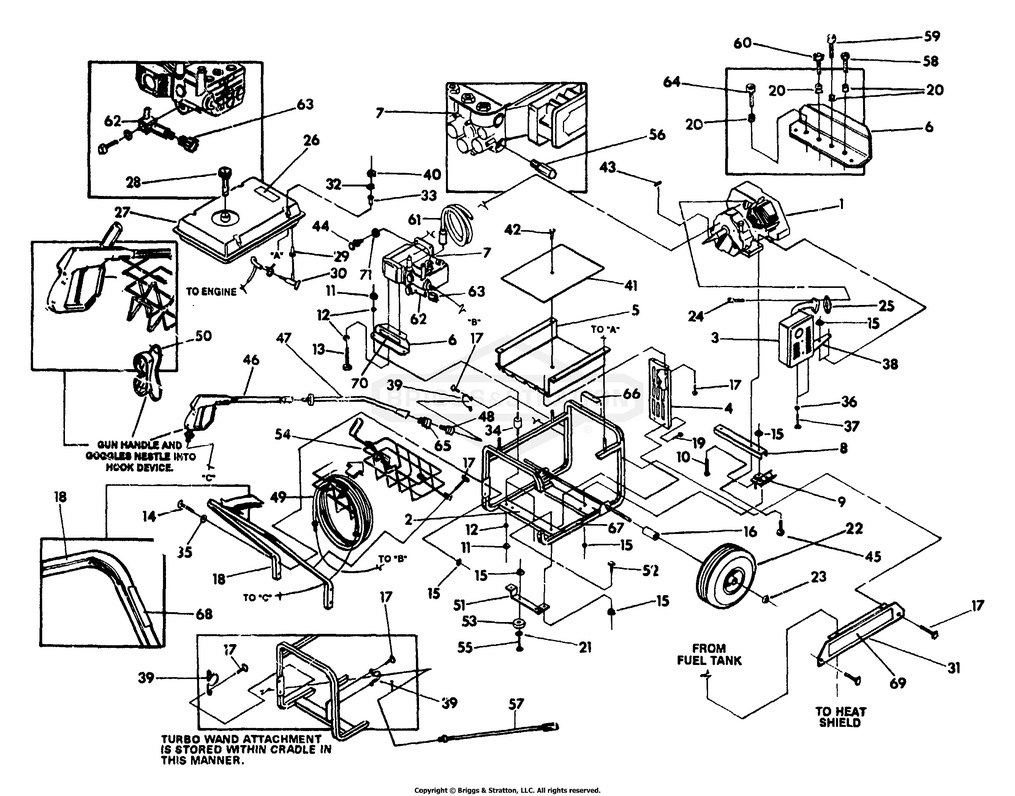 Generac Pressure Washer 9818 Parts