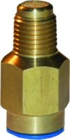 Pressure Gauge Dampener: Brass