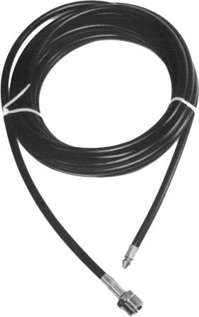 Connects to your gun so you can ceal out drains like a plumber.