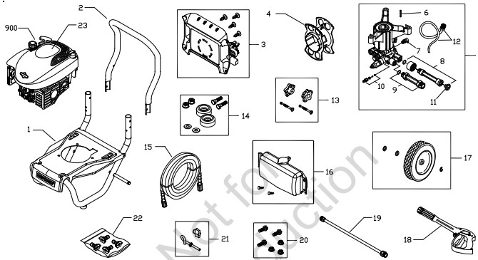 C950679620 craftsman power washer repair parts & help manual