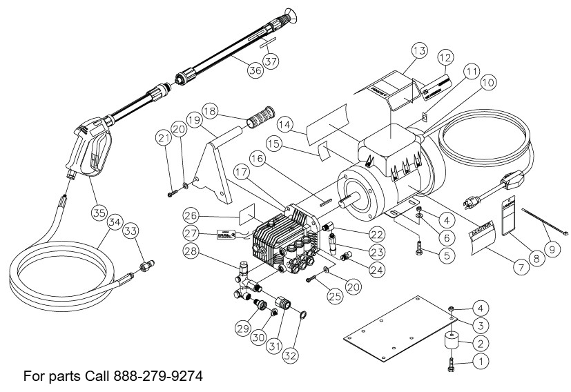 MITM CD-1002-1JUC power washer repair kits & manuals