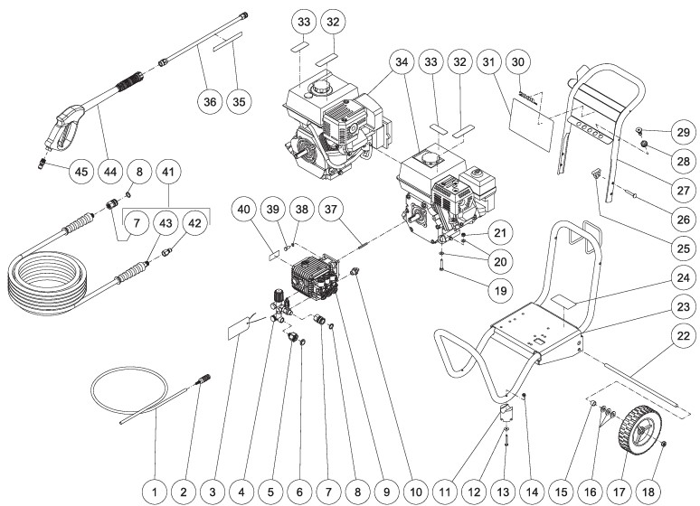 MITM CD-2003-2MVC replacement parts and expolded view