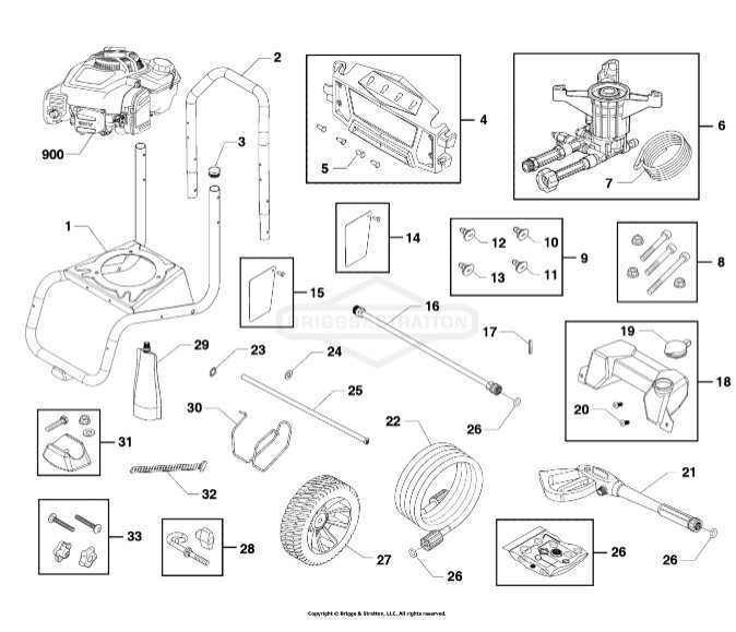 Craftsman Pressure Washer CMXGWAS021027-00 Replacement Parts kits manual