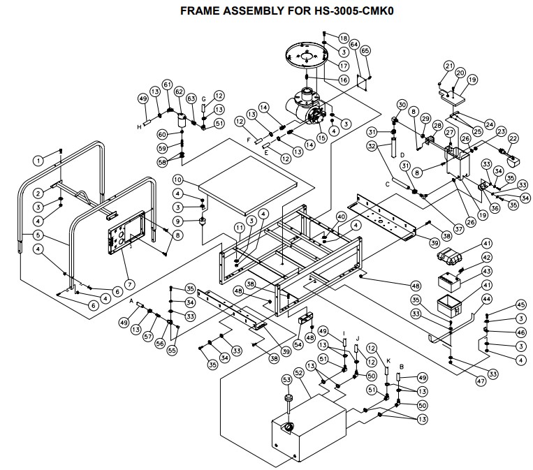MITM HS-3005-DMK0 hot water repair kits
