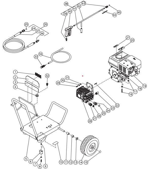 MITM JP-3003-0MrB pressure washer parts and manual