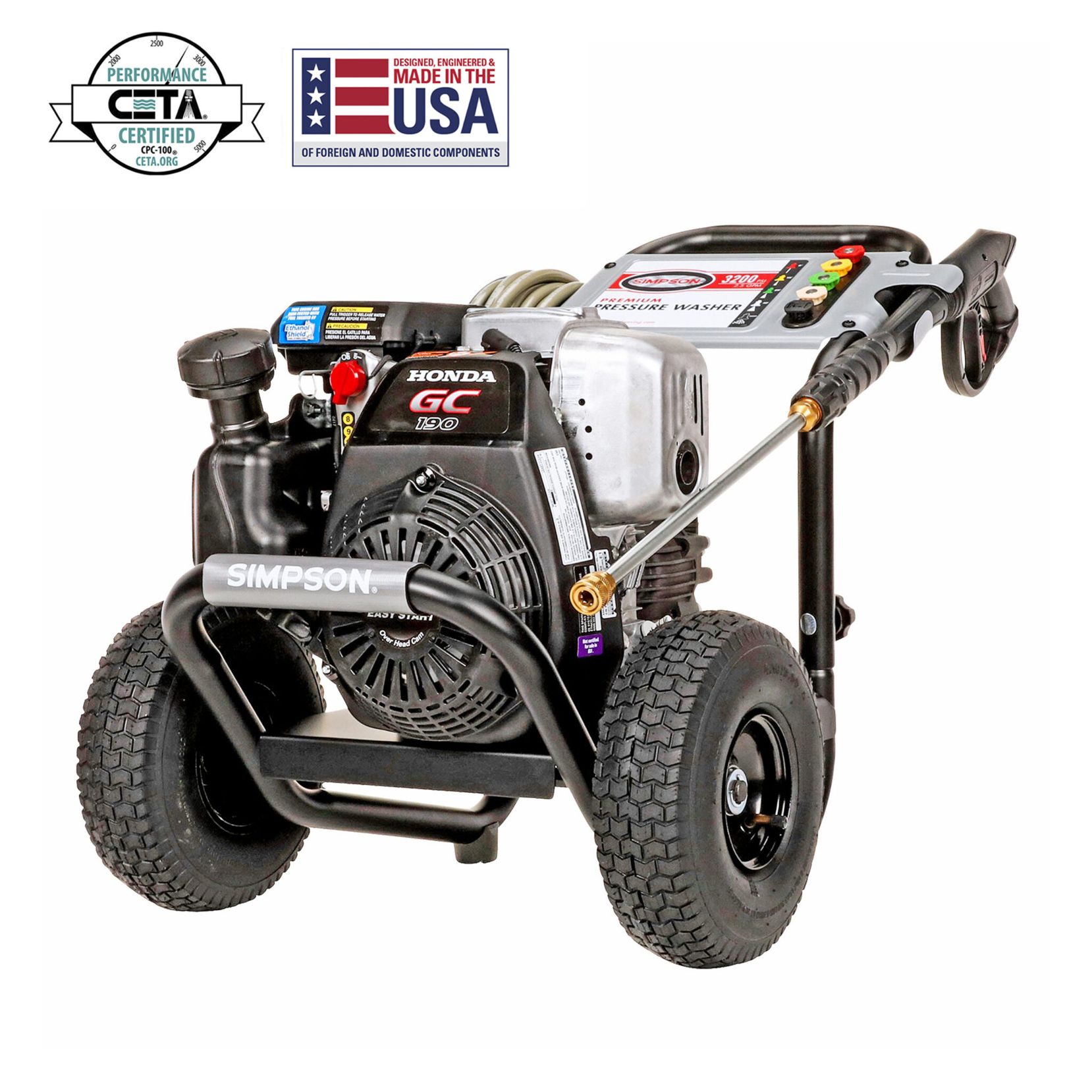 SIMPSON MS60968 POWER WASHER PARTS