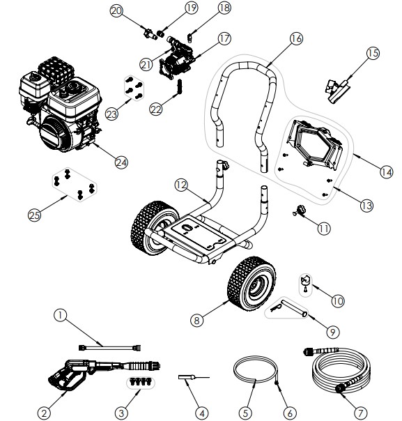 SIMPSON MS61424 PARTS & Repair manual