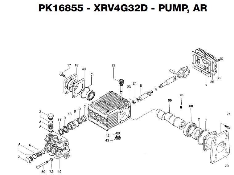 PK16588 Pump repair kits