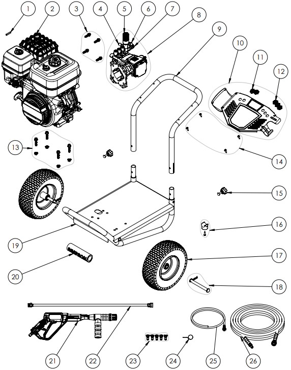 PS61371 REPLACEMENT PARTS