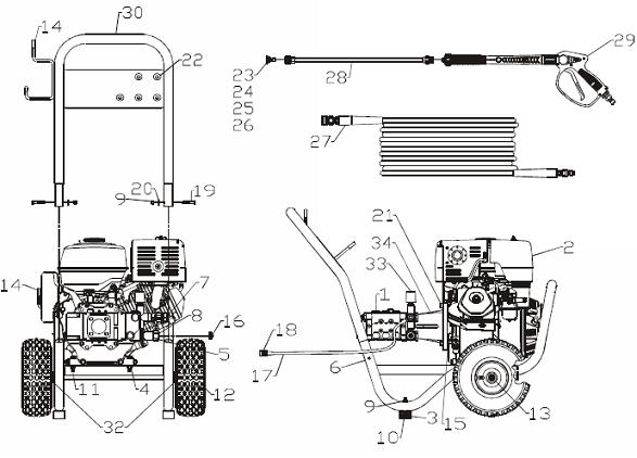 coleman po0923500 replacement parts