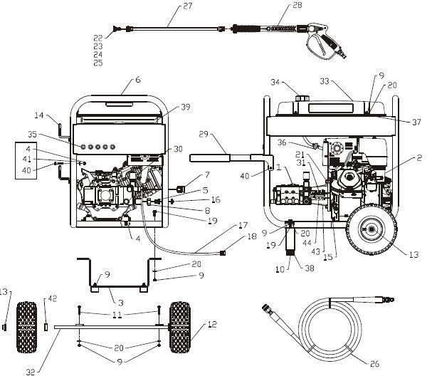 coleman po0933500 replacement parts