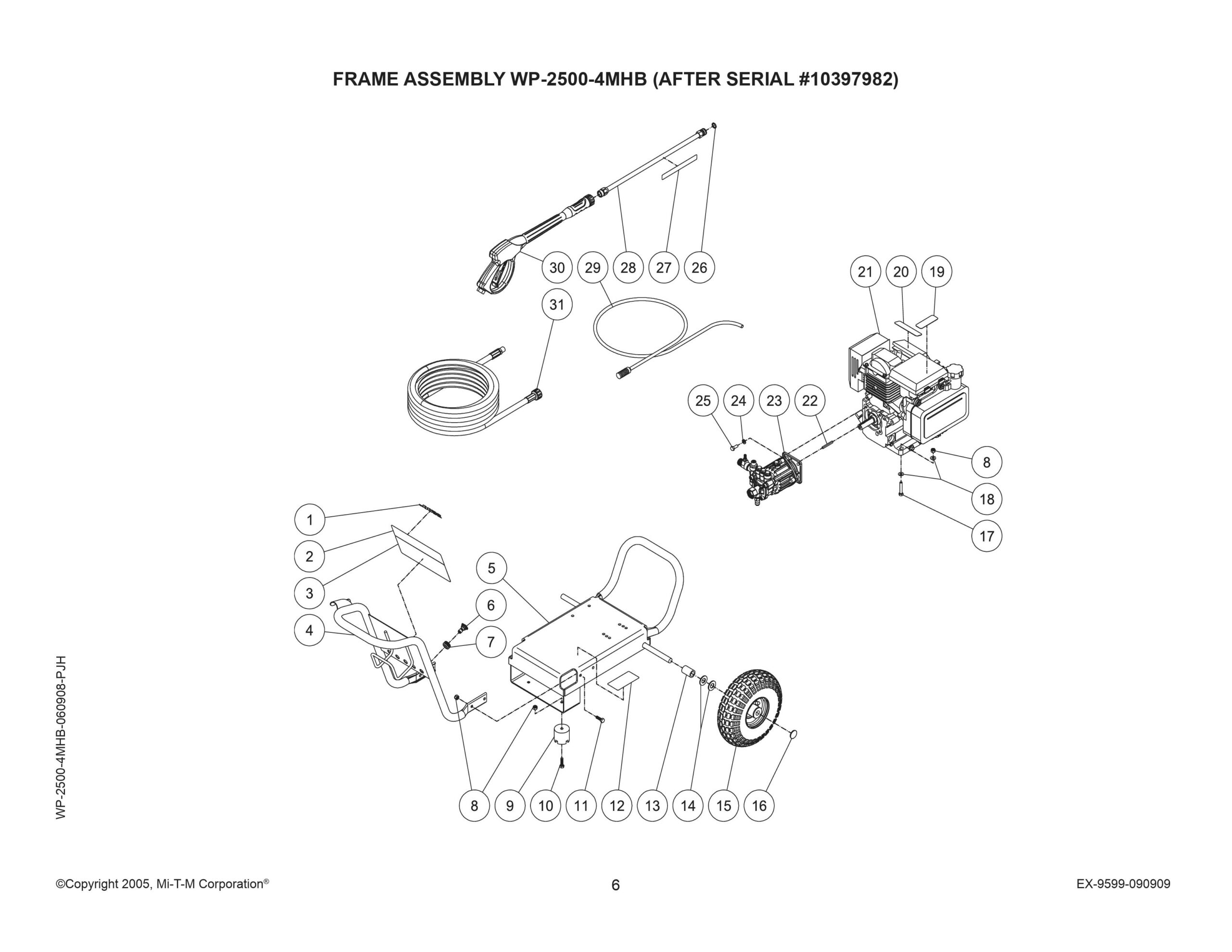 WP-2500-4MHB Parts, pump, repair kit, breakdown & owners manual. WP-2500-4MHB Parts, pump, repair kit, breakdown & owners manual.